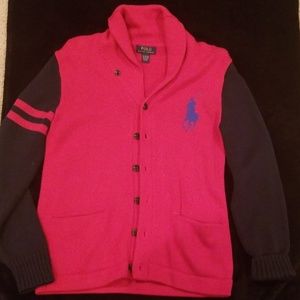 Polo Big horse polo cardigan sweater